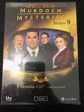 Murdoch Mysteries: Season 9 (DVD, Brand New) 2016 CBC Crime Drama – Factory Seal