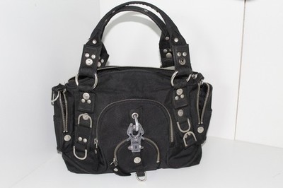 Georg Gina & Lucy - Molecule7 - bschädigt - alt - schwarz - Handtasche