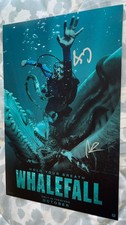 Austin Abrams & John Ortiz Signed Whalefall Cast 12x18 Photo