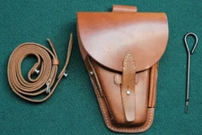 WW2 WWII Polish Eagle Radom Pistol Pre-War Leather Holster Free Shipping