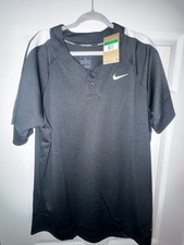 Nike Vapor Select Baseball Jersey Shirt Black White 2-Button XL New With Tags