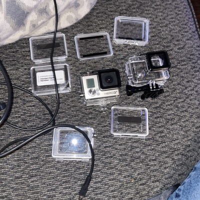 GoPro Hero 3+ Plus Action Camera With ACCESSORIES Missing Battery 16gb