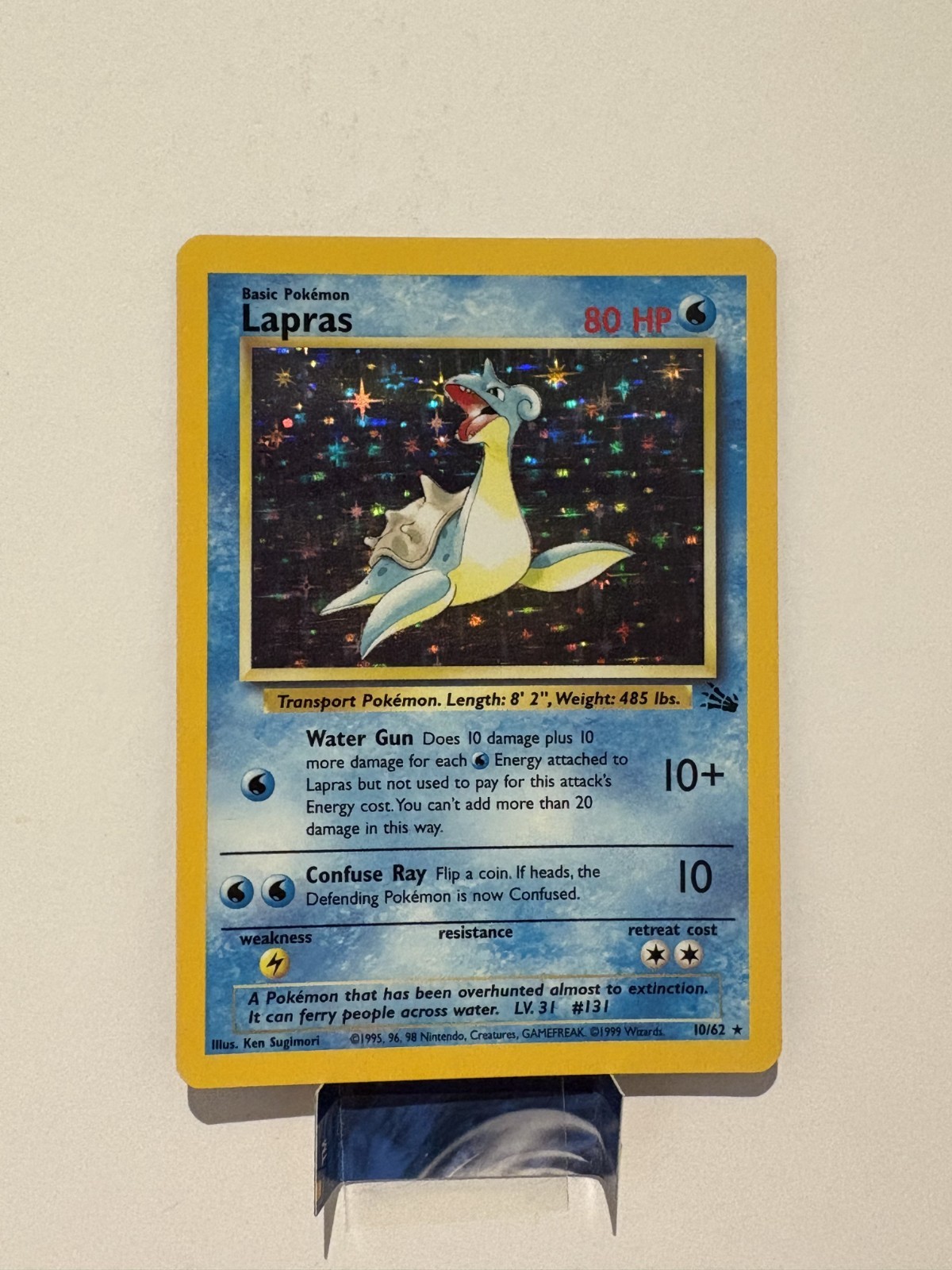 Pokémon TCG | Lapras 10/62 | Fossil | LP