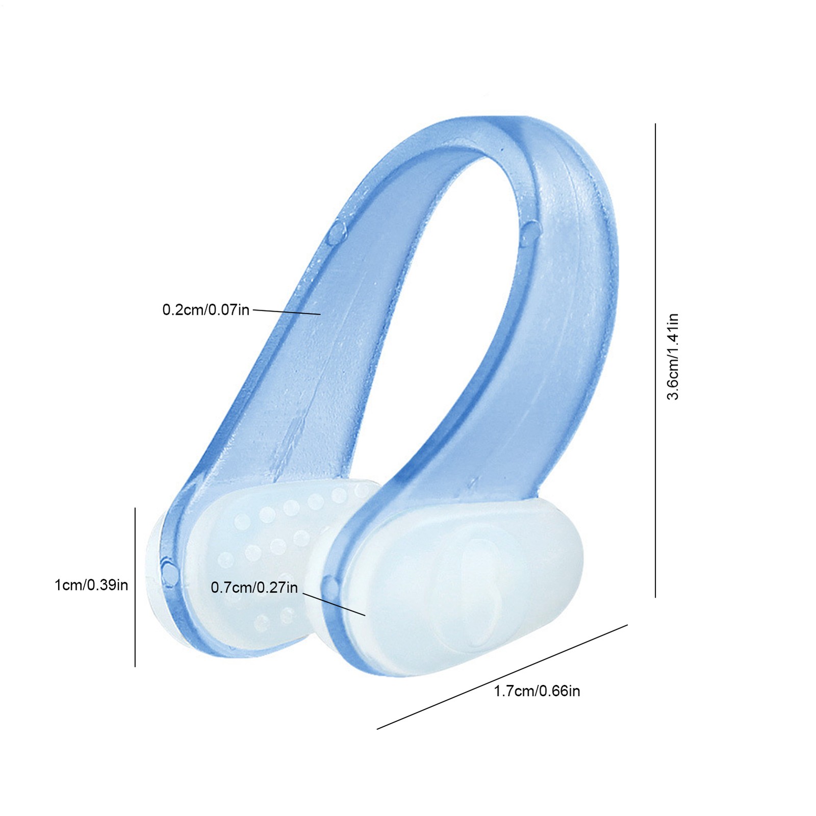 2pcsSoft Silicone Swimming Ear Plugs Nose Clip Set for Waterproof Surfing Diving