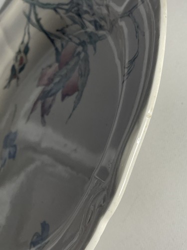 H. BOULENGER FRANCE 1880-1910 CHOISY LE ROI Floral 10.5 Inch Plate /Shallow Bowl - Picture 10 of 13
