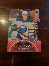 JACOB BRYSON Young Guns Canvas Rookie Buffalo Sabres 2021-2022 