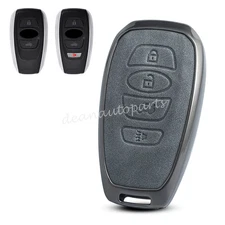 Metal Leather Car Key Fob Case Cover For Subaru Crosstrek Outback XV Toyota GR86
