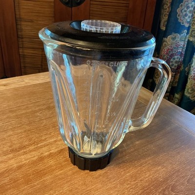 Vintage Hamilton Beach 5 Cup Glass Blender Jar Pitcher With Lid And Blade