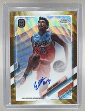 Izan Almansa 2022 Topps Chrome Overtime Elite Gold Wave Refractor Auto /50
