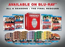 EMERGENCY THE COMPLETE SERIES New Blu-ray Pilot + Seasons 1-6 + All 6 TV Movies