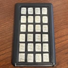 24 X 1 Gram .999 Fine Silver Valcambi 1 G Combi Bars In Element Card
