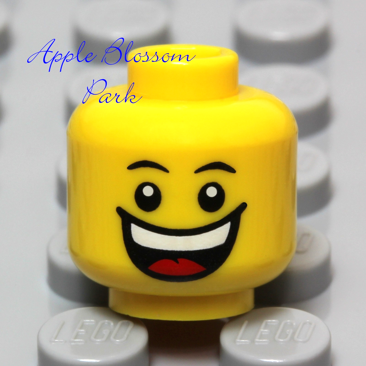 NEW Lego Boy/Girl MINIFIG HEAD Happy Castle Jester Head w/White