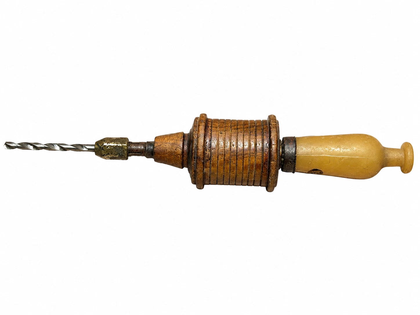 Vintage Archimedes Spiral Hand Drill Jeweler's Precision Push Drill – Hand Tool