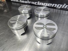 Speed Pro Forged Flat Top 4vr Pistons Set Of 4 Chevy Sbc 5.7l 350 .060