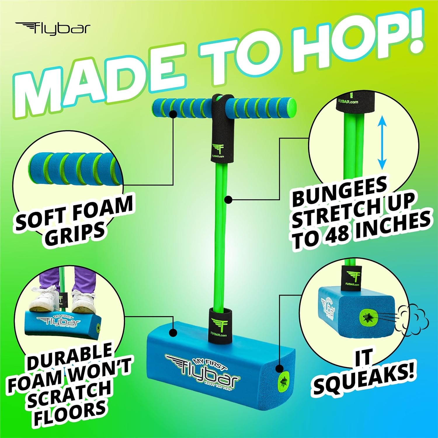 My First Foam Pogo Jumper for Kids Fun and Safe Pogo Stick for Toddlers, Durable