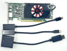 AMD RX 550 4GB GDDR5 Video Graphics Card Low Profile HDMI DP VGA 1 year warranty