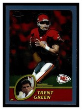 2003 Topps Chrome Trent Green #16 Kansas City Chiefs