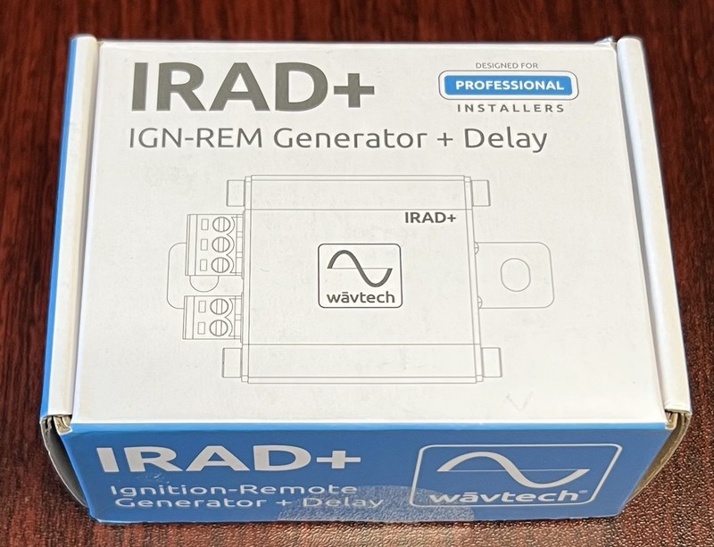 Wavtech IRAD+ Ignition-Remote Generator + Delay Module w/ Owner’s Manual