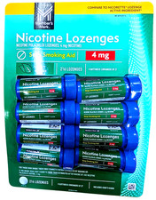 Member's Mark Nicotine Lozenge Mint 4mg 27x8 Pack Total Count 216 EXP 12/2027