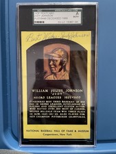 HOF Postcard Judy Johnson Authentic 1989