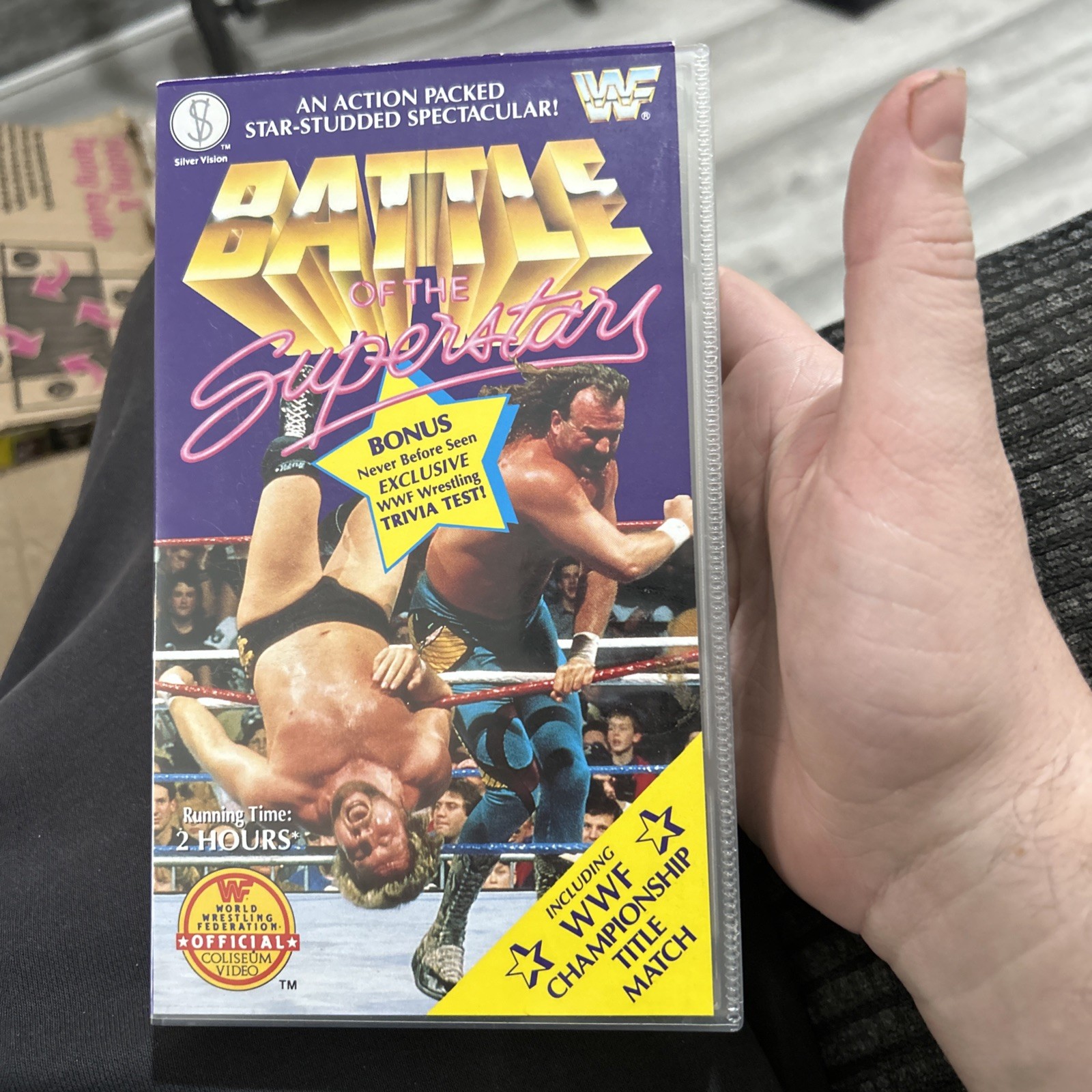 WWF/WWE - Battle Of The Superstars 1 - Vintage Wrestling Video (VHS, 1992)