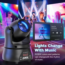 120W Moving Head Light DMX RGBW LED Strobe Stage Wash Light DJ Disco Bar Show