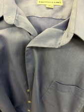 Pronto-Uomo Men's Dress Shirt in Light Blue