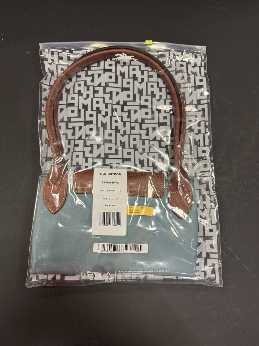 Longchamp Le Pliage Eucalyptus Original Large Tote Bag NWOT