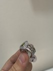 Bomb Party August 2025 Size 5 Ring “Shimmering Mornings” Peridot / Rhodium — photo 3