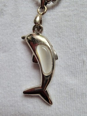 White Dolphin Necklace