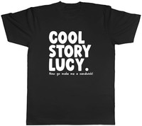 PERSONALISED COOL STORY MAKE ME A SANDWICH FUNNY MENS T-SHIRT TEE GIFT TOP