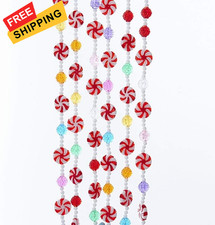 Kurt Adler 9' Plastic Multi Candy Garland 9ft, Color