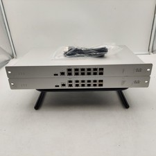 LOT OF 2 Cisco Meraki MX84-HW 12 Port Cloud Managed Security Appliance-Unclaimed