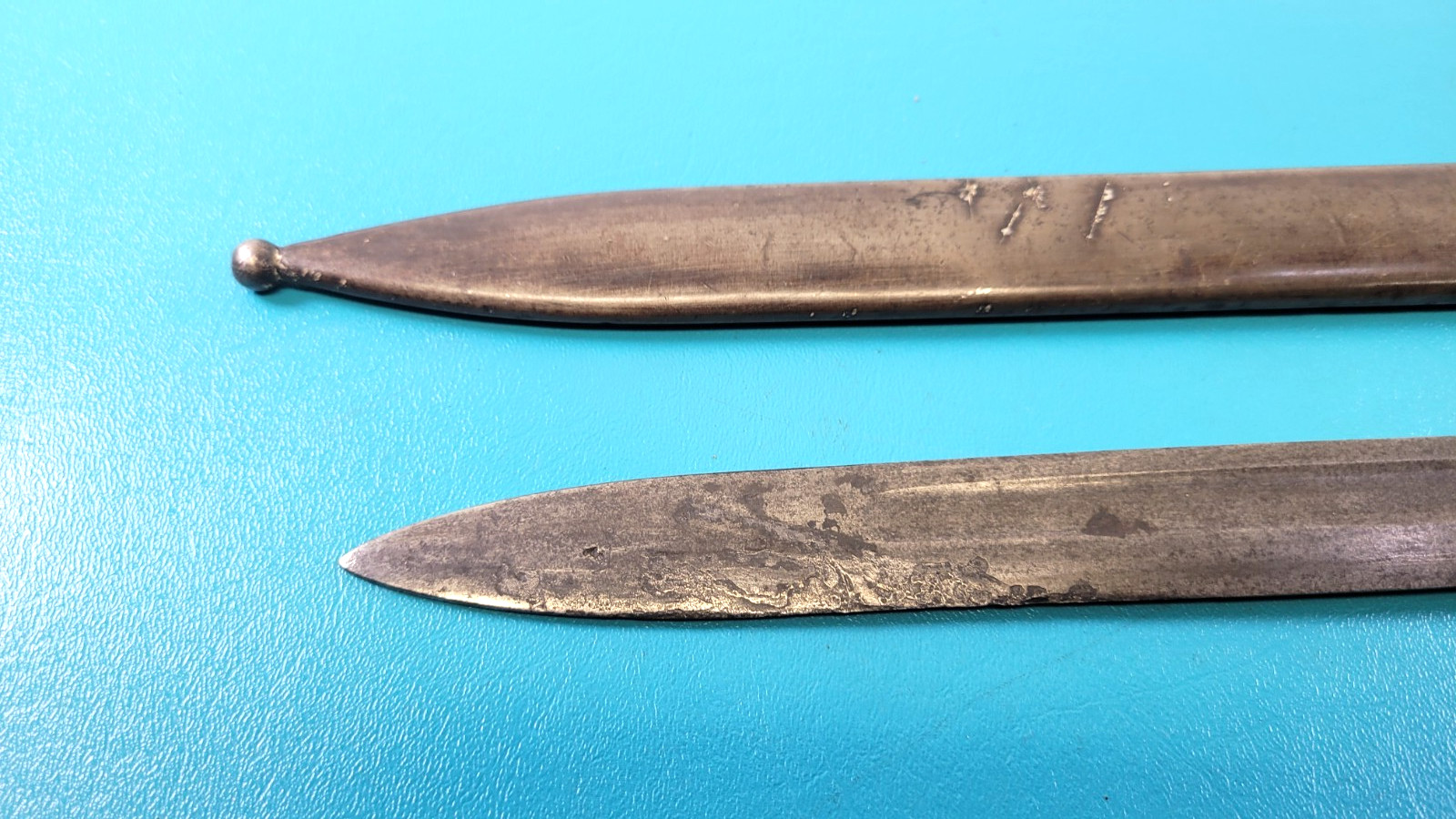 WWI French Model 1914 Remington Rifle Extended Marks Bayonet Sheath & Frog TR569