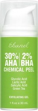 30 AHA  2 BHA Chemical Peel Gel - Exfoliating Face Treatment for Clear Skin