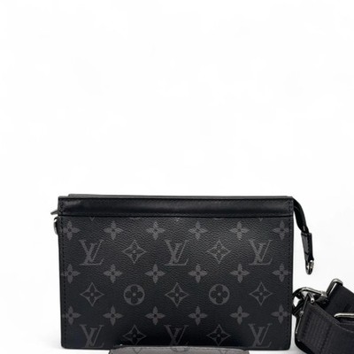 Louis Vuitton Gaston Wearable Wallet Black Monogram Eclipse (mx061026e4r)