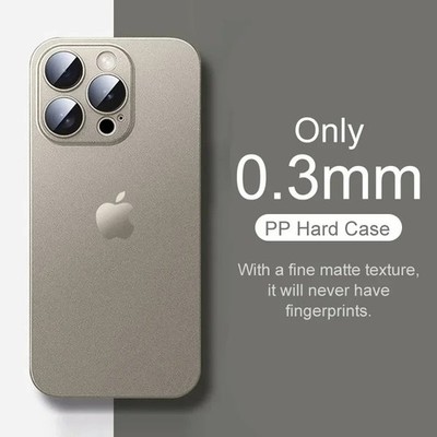 0,3mm Ultra Slim Case Hülle Apple iPhone 17 Pro Max 16 15 14 13 12 11