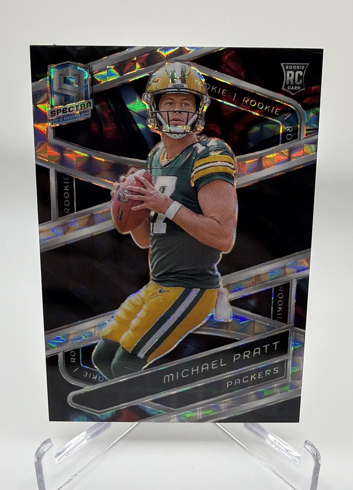 2024 Panini Spectra - Rookies Michael Pratt #159 Interstellar Prizm /60 (RC)