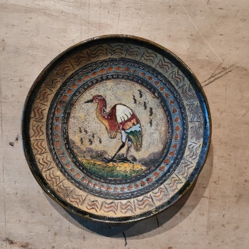 Piattino in ceramica policroma Montopoli Arno - Foto 1 di 2
