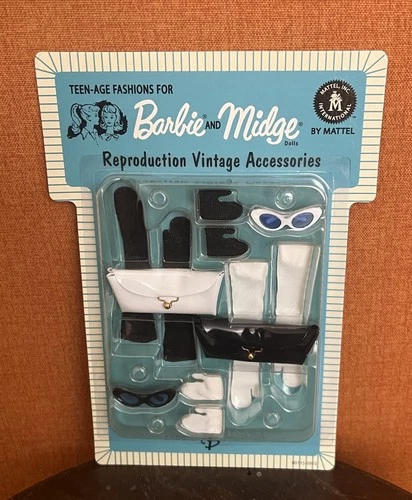 2004 Mattel #H0115 Barbie And Midge Reproduction Vintage Doll Accessories NRFP