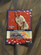 Howie Kendrick 2007 Topps Opening Day Auto Autograph