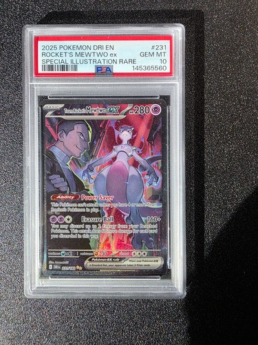 Mewtwo Destend Rivals Team Rocket's Mewtwo ex 231/182 Sv10: Destined Rivals Holo NEW CERT | eBay