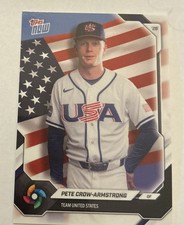 2026 Topps Now Team USA Pete Crow- Armstrong #USA 08 Chicago Cubs