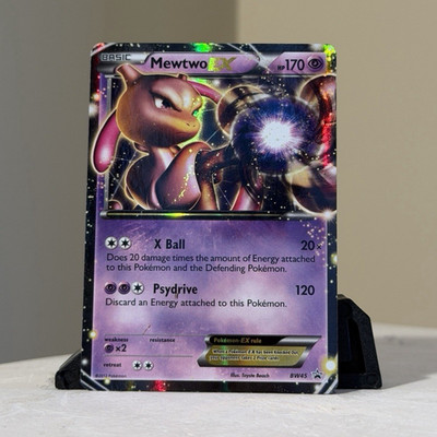 Mewtwo EX BW45 Black & White Promo Holo English 170 HP Pokemon TCG