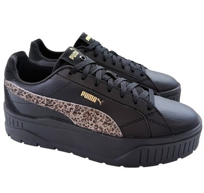 Puma Karmen 2 Damen Sneaker schwarz Plateau Animal Flair Print Gr. UK 7 NEU