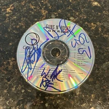 Axl Rose Slash Duff Signed Guns N Roses CD G N’ R Lies Becket Letter COA