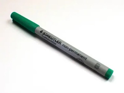 Water Soluble Single Green Marker Broad-Tip (approx 1.0   2.5mm) | Chessex
