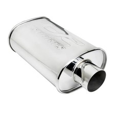 Dc Sports For Universal Oval Muffler 2.5 Inlet 2.5 Outlet