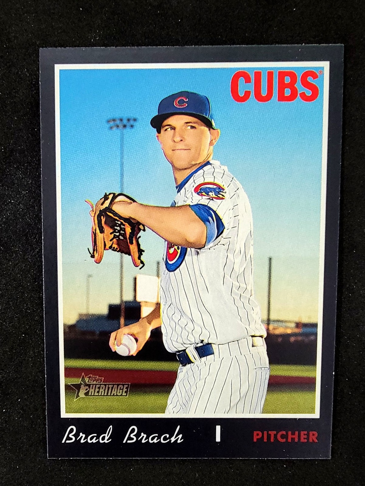 2019 Topps Heritage Brad Brach Black Border SSP #588 /50