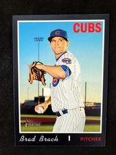 2019 Topps Heritage #588 Brad Brach Black Border /50 SSP